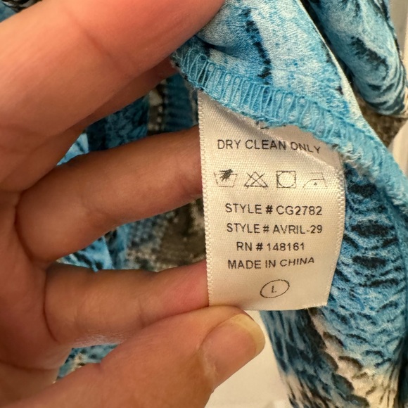 Buddy Love brand snakeskin print top size large - Picture 3 of 4